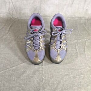 Nike Musique IV‎ Dance Cheer Sneakers Grey Gold Pink Womens 9 324751-063 Low Top